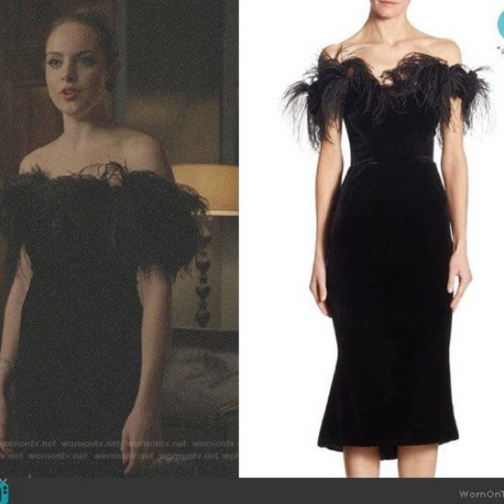 Vintage Romeo and Juliet velvet bustier dress